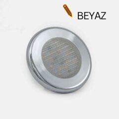 Tavan Led Lamba Krom Çerçeve 12-24V-beyaz