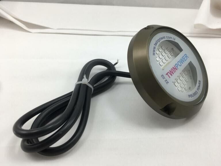 TWINPOWER 40W Alüminyum Su altı MAVİ-BEYAZ İki Renk Kullanım