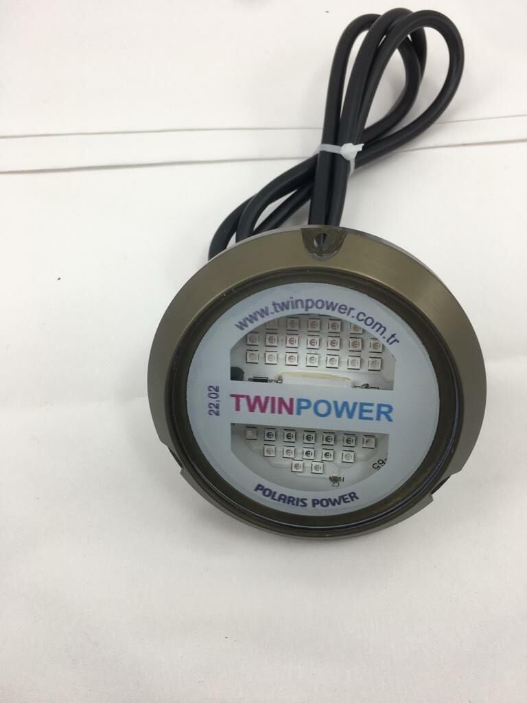 TWINPOWER 40W Alüminyum Su altı MAVİ-BEYAZ İki Renk Kullanım