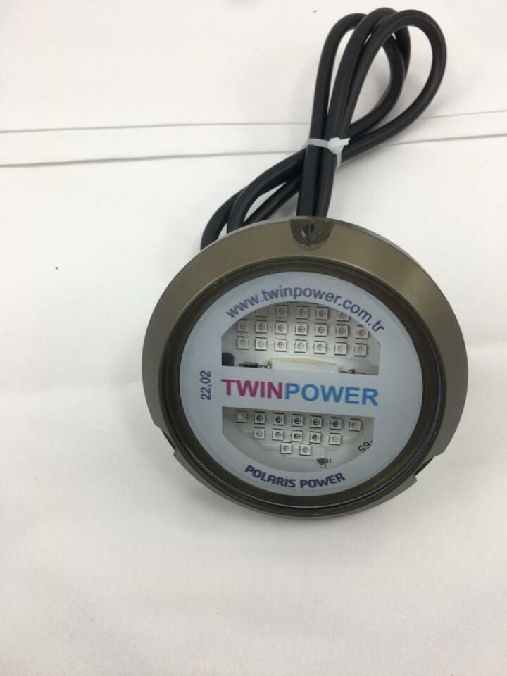 TWINPOWER 40W Alüminyum Su altı MAVİ-BEYAZ İki Renk Kullanım