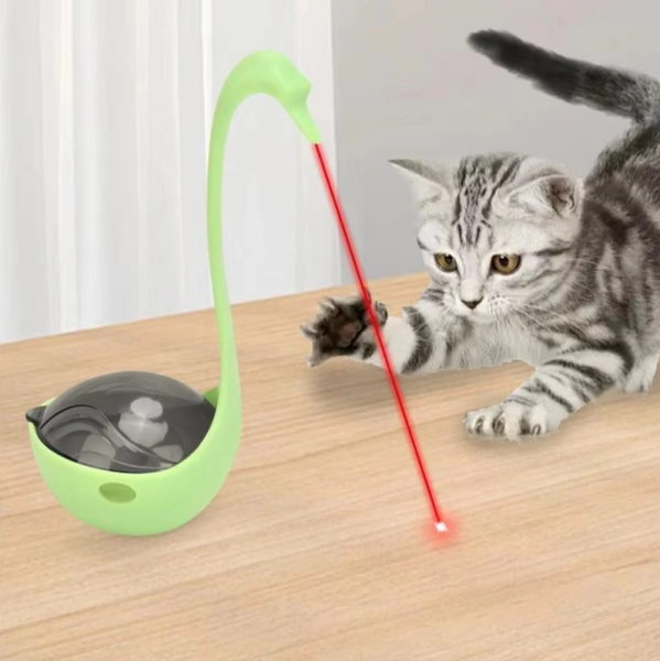 Kuğu Şeklinde Lazerli Kedi Oyuncağı