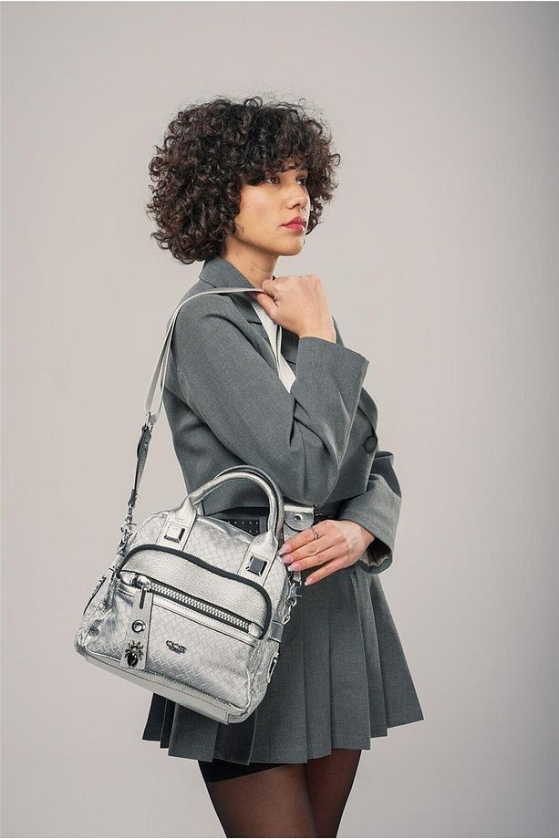 Weta Gri Cilt Kol Ve Omuz Çantası