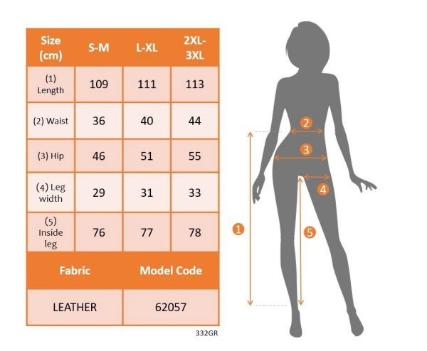 Kadın Yüksek Bel önden Düğmeli Deri Pantolon