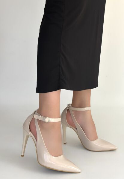 Wenni Bej Rugan Stiletto Ayakkabı