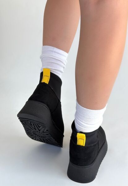 Cuen Siyah Süet Bot