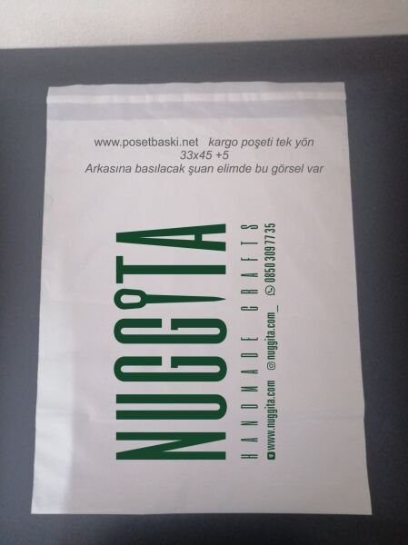 Karo Poşeti Baskılı Firmaya Özel 33x45+5 Ebat