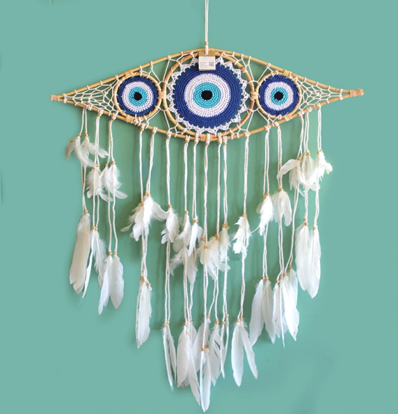 Rüya Kapanı Dream Catcher Göz Tasarımı Model 4