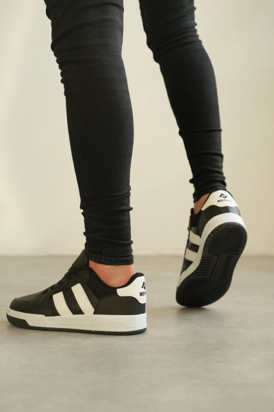 KB-013 Kuback Siyah Beyaz Günlük Erkek Ayakkabı