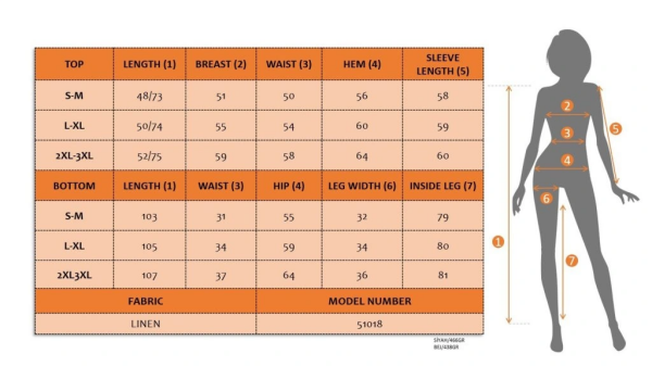 Kadın Uzun Kollu V Yakalı Keten Bluz Bağcıklı Pantolon Ikili Takım