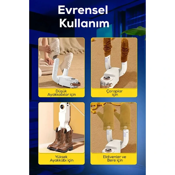Dijital Ayakkabı Kurutma Ve Isıtma Makinesi