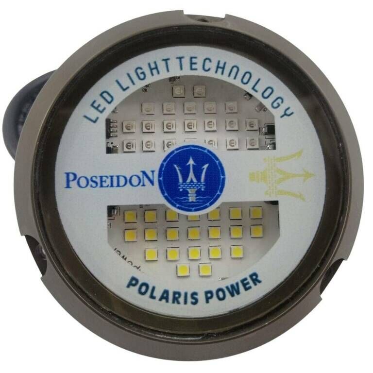 Yat-Tekne Sualtı led lamba Poseidon Led - Çift Renk Mavi-Beyaz Işık IP68 6 W  42 LED 9-30V DC YÜK