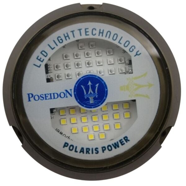 Yat-Tekne Sualtı led lamba Poseidon Led - Çift Renk Mavi-Beyaz Işık IP68 6 W  42 LED 9-30V DC YÜK(Kopya)