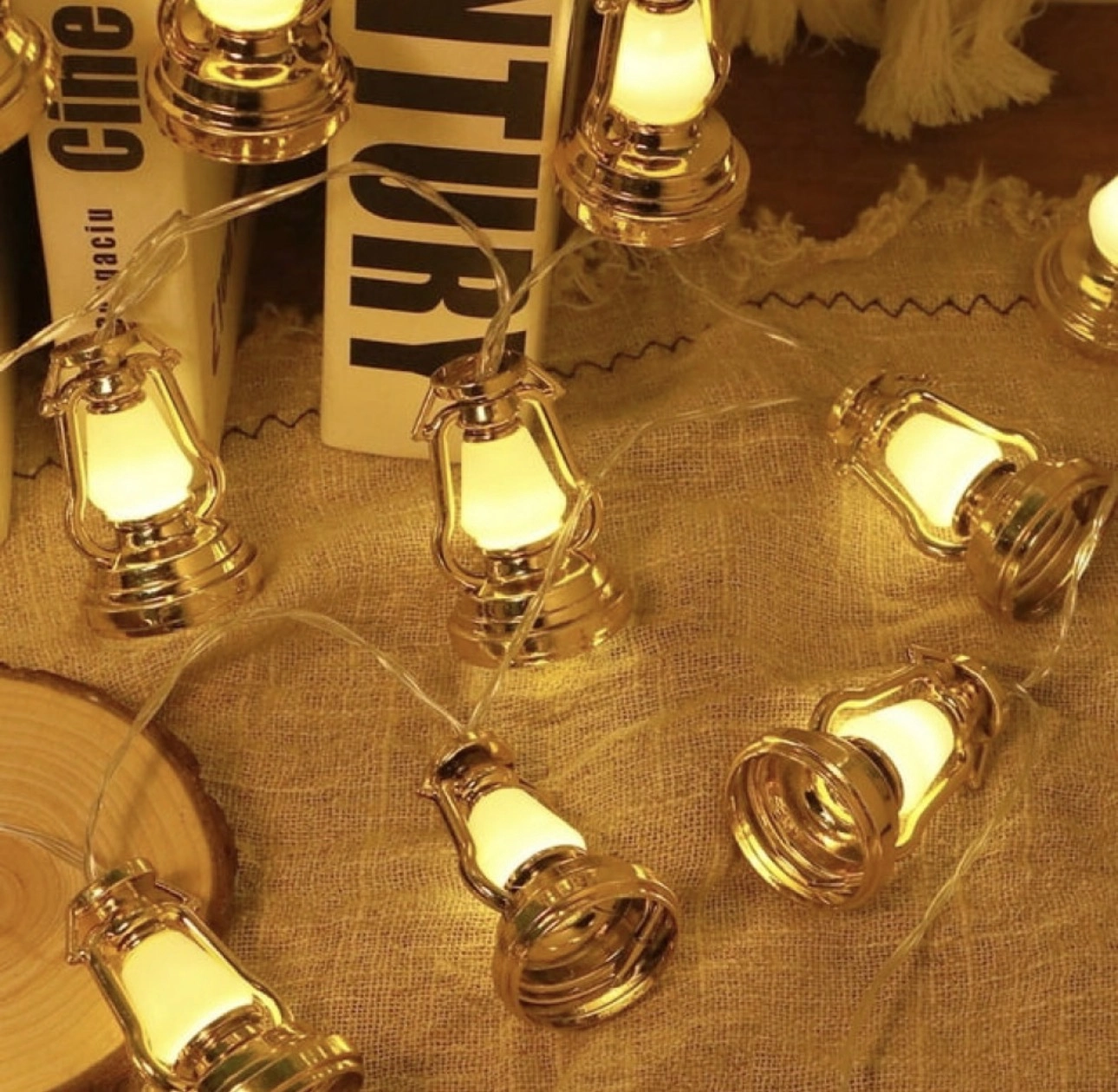 Ramazan Kandili Desenli 2 Metre 10 LED Dekoratif Işık