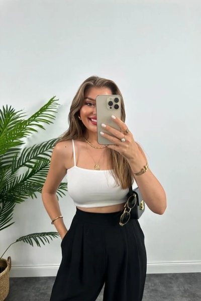 Kadın Yüksek Bel Hürrem Pantolon