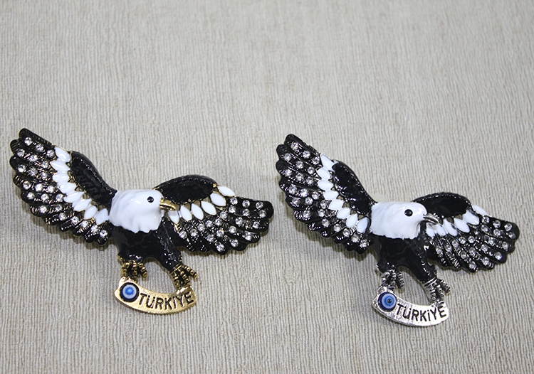 Swarovski Taşlı Kartal Figürlü Magnet