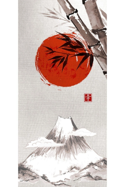 Kırmızı Longji Iki Parça Canvas Tablo (30x70)