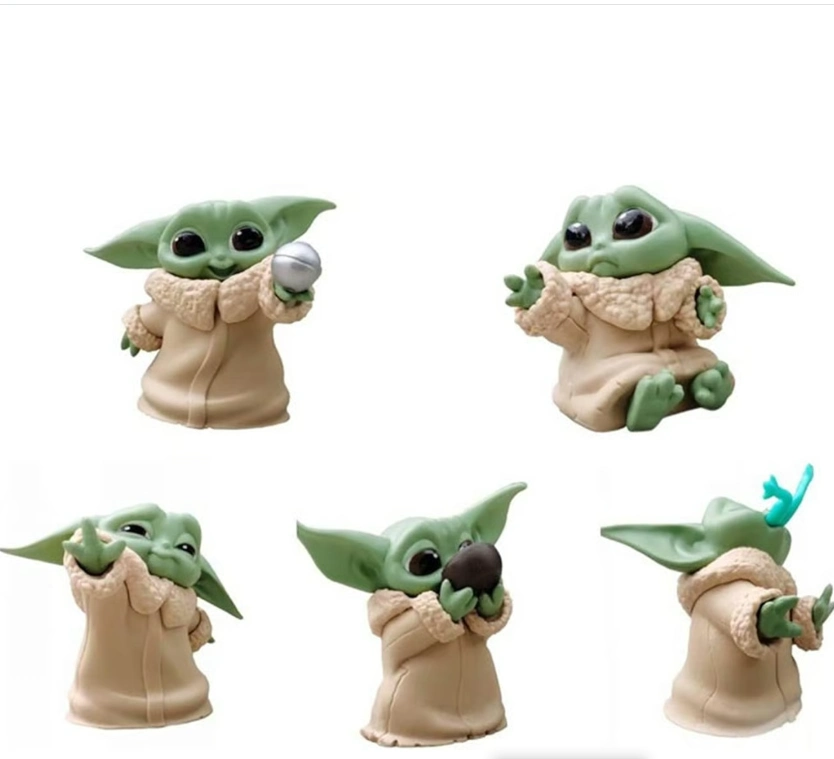 Mini Baby Yoda Figür 6 Adet