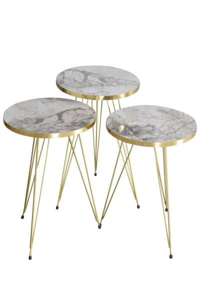 Zigon Sehpa Gold Efes Tel 1043