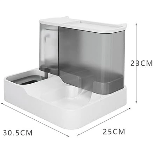 2'si 1 Arada Otomatik Kedi Mama ve Su Kabı