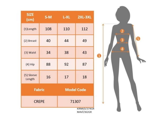 Kadın Kısa Kollu V Yakalı önden Pileli Midi Janjan Krep Elbise