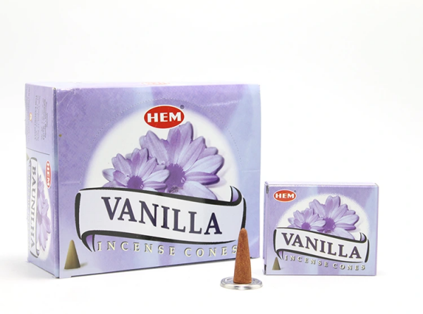 Vanilla Aromalı Konik Tütsü