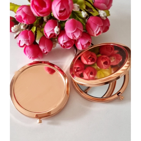 Promosyon Cep Aynası (Rose Renk)