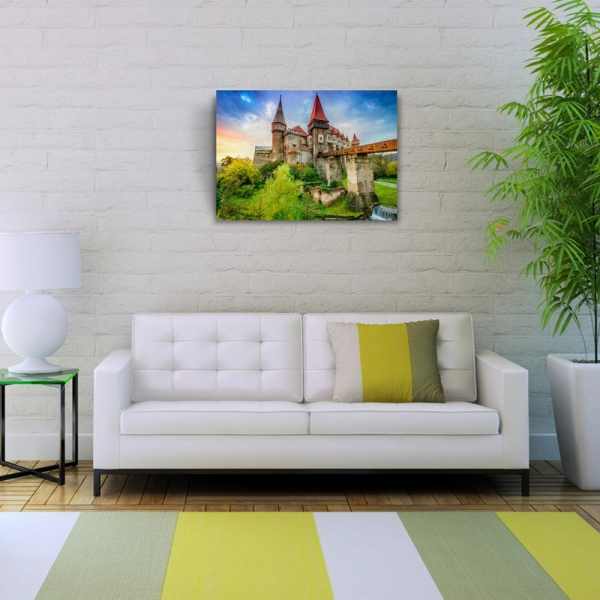 Tarihi Şato Kanvas Tablo 50 x 70