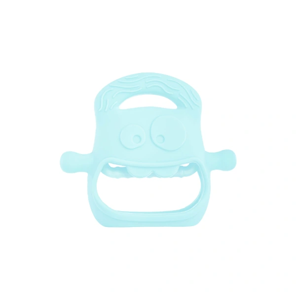 Mavi Bebek Silikon Diş Kaşıyıcı
