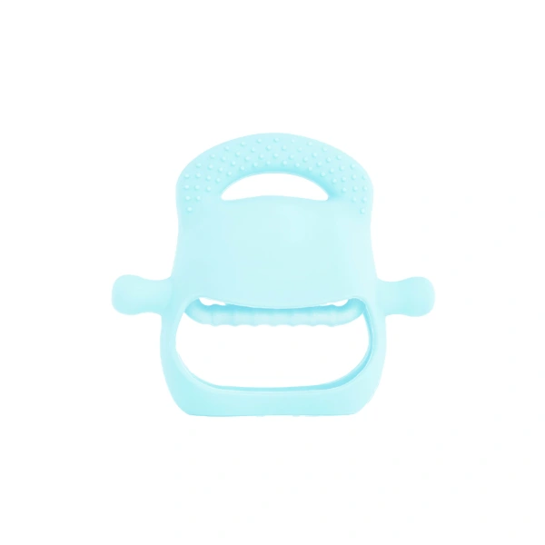 Mavi Bebek Silikon Diş Kaşıyıcı