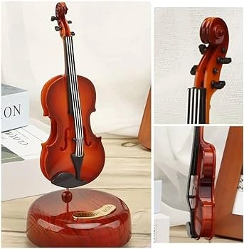 Hareketli Violin Müzik Kutusu