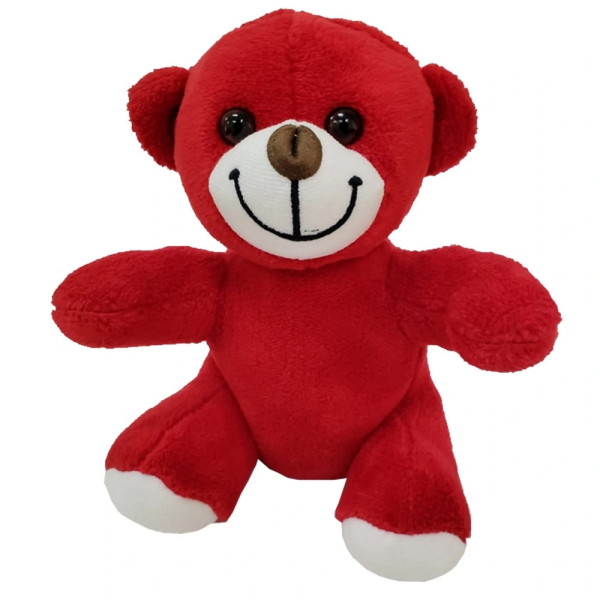 Kırmızı Peluş Oyuncak Ayıcık