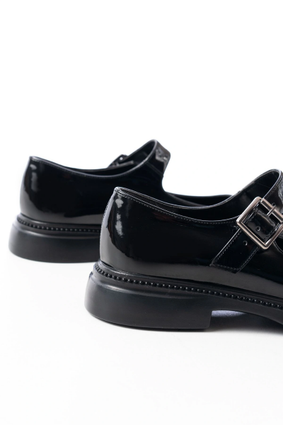 YSN-4444 Siyah Rugan Günlük Bayan Ayakkabı