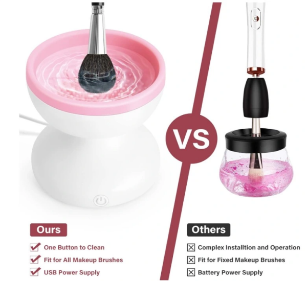 Elektrikli Makyaj Fırçası Temizleyici