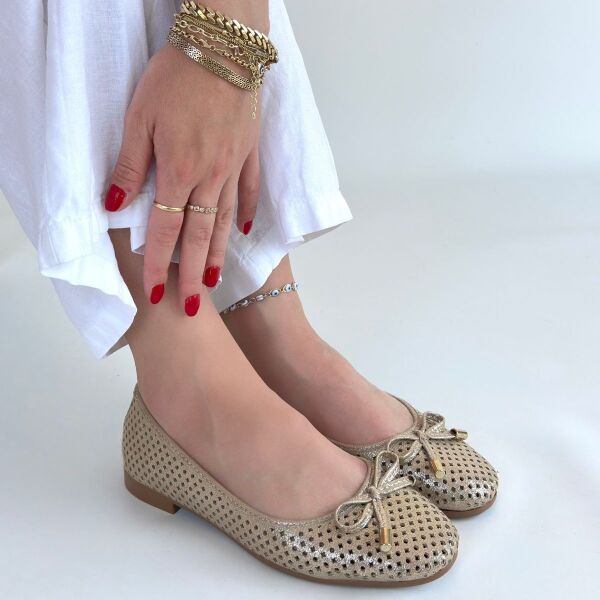 Icar Bej Cilt Babet Ayakkabı