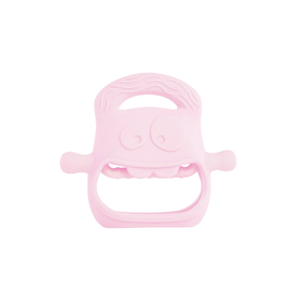 Pembe Bebek Silikon Diş Kaşıyıcı