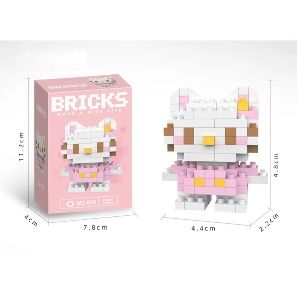 Bricks Hello Kitty Mini Lego Figürü