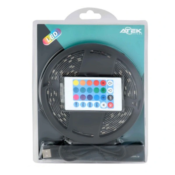 RGB Şerit 30 LED Kumandalı USB Bağlantılı