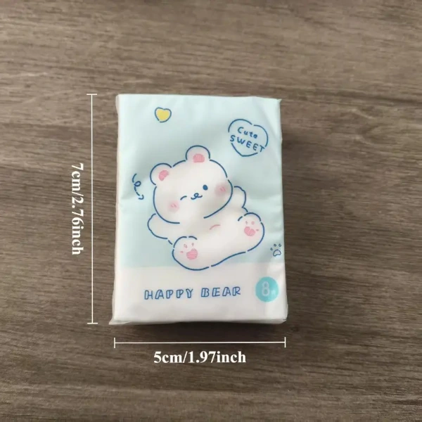 Sevimli Figürlü Çocuk Mendili 9'lu Paket