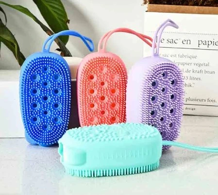 Süngerli Silikon Banyo Kesesi