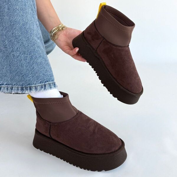 Cuen Kahverengi Süet Bot