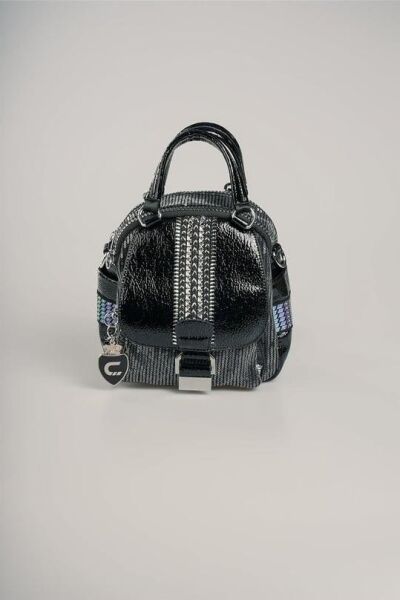 Atey Siyah Cilt Kol Ve Omuz Çantası