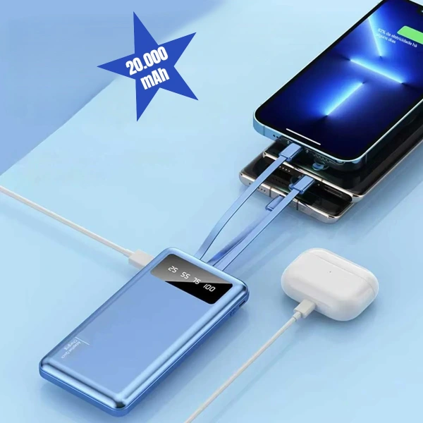 Kendinden Kablolu 20.000 mAh Powerbank