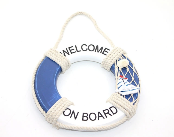 Ahşap Marin Duvara Asmalı Simit Model 1