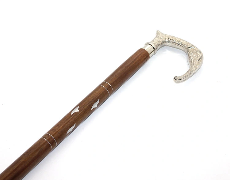 Fil Başlıklı Pirinç Baston