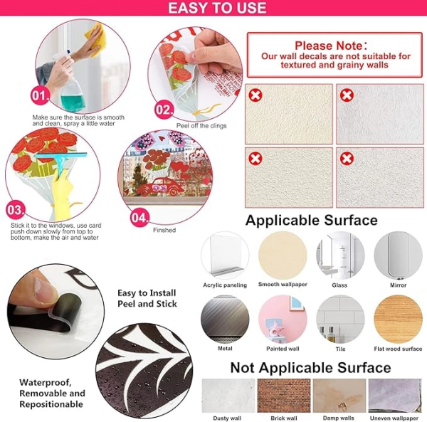 Tropikal Bitkiler Duvar Stickerı Model B