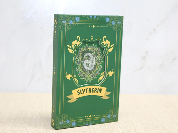 Harry Potter Slytherin Deri Defter