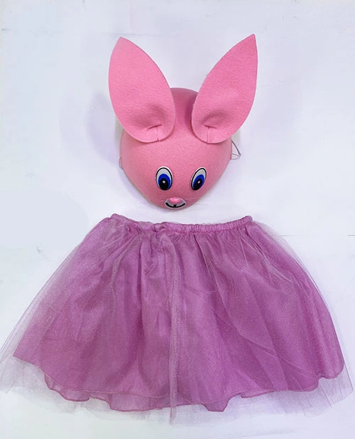 Çocuk Gösteri Kostümü Pembe Tavşan