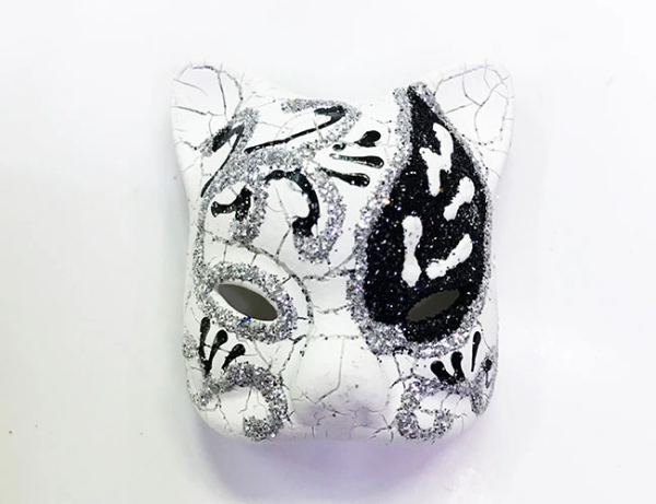 Siyah Renk Venedik Kedi Model Magnet