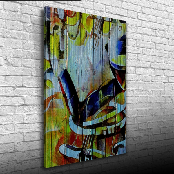 Şarap Kadehi Yağlıboya Kanvas Tablo 50 x 70