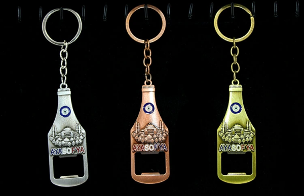 Metal Ayasofya Anahtarlık Ve Açacak Model 1